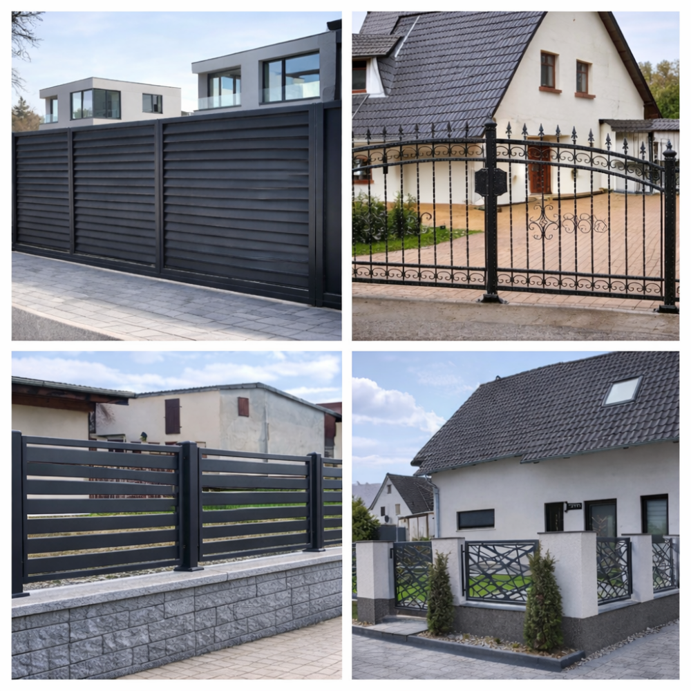 Moderner Metallzaun nach Maß mit Montage in Deutschland
